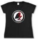 Zum tailliertes T-Shirt "Antifaschistische Aktion - Vögel" für 14,00 € gehen.