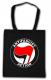Zur Baumwoll-Tragetasche "Antifascist Action (rot/schwarz)" für 7,00 € gehen.