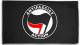 Zur Fahne / Flagge (ca. 150x100cm) "Antifascist Action (schwarz/rot)" für 25,00 € gehen.