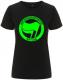 Zum/zur  tailliertes Fairtrade T-Shirt "Antispeziesistische Aktion (grün/grün)" für 18,10 € gehen.