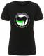 Zum/zur  tailliertes Fairtrade T-Shirt "Antispeziesistische Aktion (schwarz/grün)" für 18,10 € gehen.