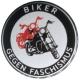 Zum 37mm Button "Biker gegen Faschismus" für 1,10 € gehen.