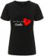 Zum/zur  tailliertes Fairtrade T-Shirt "Das Herz schlägt links" für 18,10 € gehen.