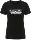 Zum/zur  tailliertes Fairtrade T-Shirt "Ein kluges Wort - schon ist man Kommunist" für 18,10 € gehen.