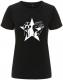 Zum/zur  tailliertes Fairtrade T-Shirt "Faust und Pfote - Stern" für 18,10 € gehen.