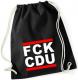 Zum Sportbeutel "FCK CDU" für 9,00 € gehen.