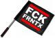 Zum/zur  Fahne / Flagge (ca. 40x35cm) "FCK FRNTX" für 11,00 € gehen.