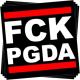 Zum Aufkleber-Paket "FCK PGDA" für 2,00 € gehen.