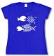 Zum tailliertes T-Shirt "Fische (blau)" für 14,00 € gehen.