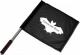 Zum/zur  Fahne / Flagge (ca. 40x35cm) "Fledermaus - schwarz statt braun" für 11,00 € gehen.