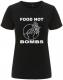Zum tailliertes Fairtrade T-Shirt "Food Not Bombs" für 18,10 € gehen.