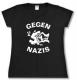 Zum tailliertes T-Shirt "Gegen Nazis" für 14,00 € gehen.
