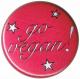 Zum 25mm Button "Go Vegan! pink stars" für 0,80 € gehen.