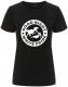 Zum/zur  tailliertes Fairtrade T-Shirt "Good night white pride - Dinosaurier" für 18,10 € gehen.