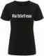 Zum tailliertes Fairtrade T-Shirt "#haltdiefresse" für 18,10 € gehen.