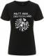 Zum tailliertes Fairtrade T-Shirt "Halt's Maul Deutschland (weiß)" für 18,10 € gehen.