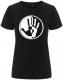 Zum/zur  tailliertes Fairtrade T-Shirt "Hand" für 18,10 € gehen.