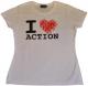 Zum tailliertes T-Shirt "heart - white" für 22,32 € gehen.