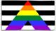 Zur Fahne / Flagge (ca. 150x100cm) "Heterosexuell/Straight Ally" für 20,00 € gehen.