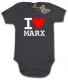 Zum Babybody "I love Marx" für 9,90 € gehen.
