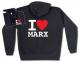 Zur Kapuzen-Jacke "I love Marx" für 30,00 € gehen.