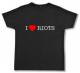 Zum Fairtrade T-Shirt "I love Riots" für 19,45 € gehen.