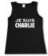 Zum tailliertes Tanktop "Je suis Charlie" für 13,12 € gehen.