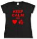 Zum tailliertes T-Shirt "Keep calm and love anarchy" für 14,00 € gehen.