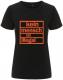 Zum/zur  tailliertes Fairtrade T-Shirt "Kein Mensch ist illegal (orange)" für 18,10 € gehen.
