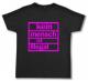 Zum Fairtrade T-Shirt "Kein Mensch ist illegal (pink)" für 18,10 € gehen.