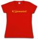 Zum tailliertes T-Shirt "Kommunist!" für 14,00 € gehen.
