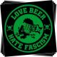 Zum Aufkleber-Paket "Love Beer Hate Fascism" für 2,00 € gehen.