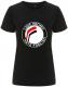 Zum/zur  tailliertes Fairtrade T-Shirt "Love Hockey Hate Fascism" für 18,10 € gehen.