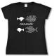 Zum tailliertes T-Shirt "Organize! Fische" für 14,00 € gehen.