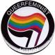 Zum 50mm Magnet-Button "Queerfeminist Action" für 3,00 € gehen.