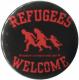 Zum 25mm Magnet-Button "Refugees welcome (rot)" für 2,00 € gehen.