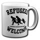 Zur Tasse "Refugees welcome (schwarz)" für 10,00 € gehen.