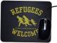 Zum Mousepad "Refugees welcome" für 7,00 € gehen.