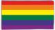 Zur Fahne / Flagge (ca. 150x100cm) "Regenbogen (6 Farben)" für 25,00 € gehen.