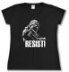 Zum tailliertes T-Shirt "Resist!" für 14,00 € gehen.
