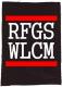 Zum Rückenaufnäher "RFGS WLCM" für 3,00 € gehen.