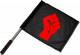 Zum/zur  Fahne / Flagge (ca. 40x35cm) "Rote Faust" für 11,00 € gehen.