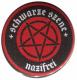Zum/zur  37mm Magnet-Button "Schwarze Szene Nazifrei - Rotes Pentagramm" für 2,92 € gehen.