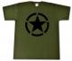 Zum T-Shirt "Schwarzer Stern im Kreis (Black Star)" für 13,12 € gehen.