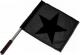 Zum/zur  Fahne / Flagge (ca. 40x35cm) "Schwarzer Stern" für 15,00 € gehen.