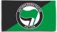 Zur Fahne / Flagge (ca. 150x100cm) "Schwarz/grüne Fahne mit Antispeziesistische Aktion (grün/schwarz)" für 25,00 € gehen.