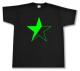Zum T-Shirt "Schwarz/grüner Stern" für 13,12 € gehen.