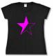 Zum tailliertes T-Shirt "schwarz/pinker Stern" für 14,00 € gehen.