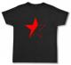 Zum Fairtrade T-Shirt "Schwarz/roter Stern" für 18,10 € gehen.
