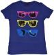 Zum tailliertes T-Shirt "Shades purple" für 18,00 € gehen.